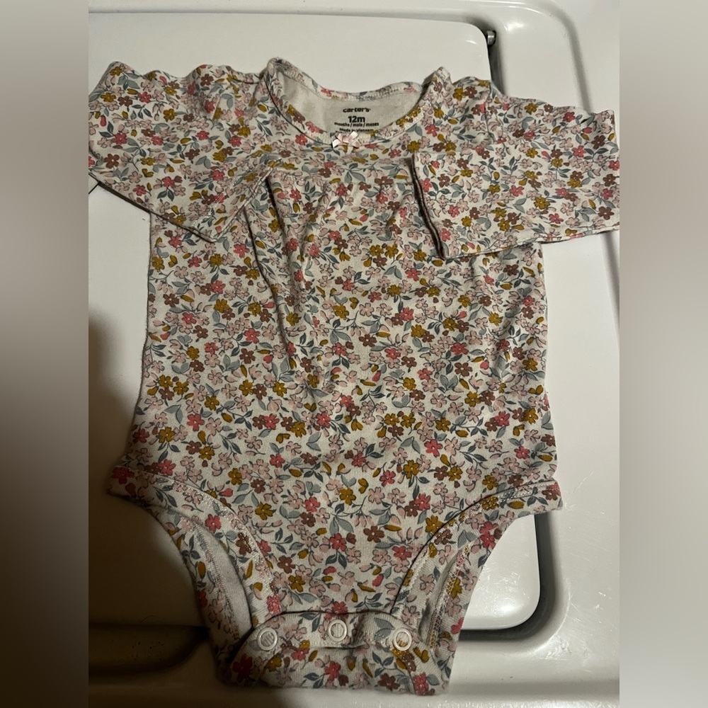 Carter's Floral Print Bodysuit - Multicolor